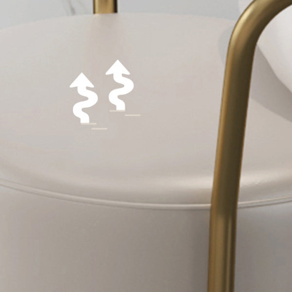 Glam Dinette Set for Home 1/2/4/5 Pieces Glossy White Stone Dining Table Set