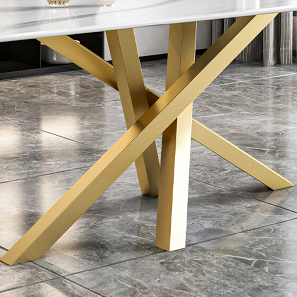 Contemporary 1/2/5 Pieces Furniture Faux Marble Rectangle Dining Chairs Set for Home