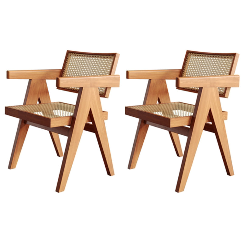 Solid Wood Dining Table Set with Acrylic Base 1/2/4/5 Pieces Dinette Set for Kitchen