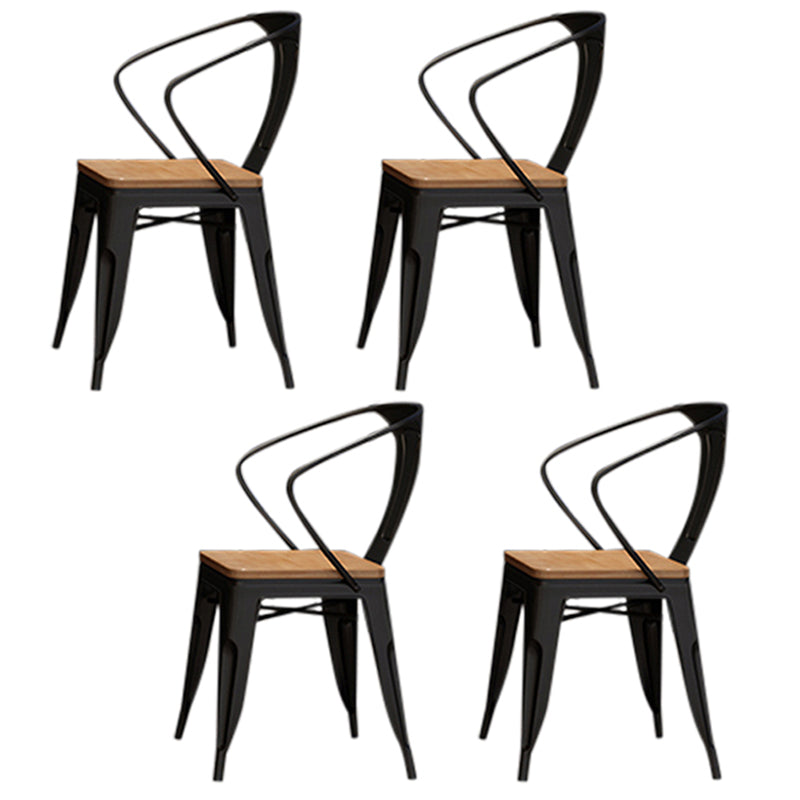 Contemporary 1/4/5/7 Pieces Furniture Round Solid Wood Dining Table Set in Brown