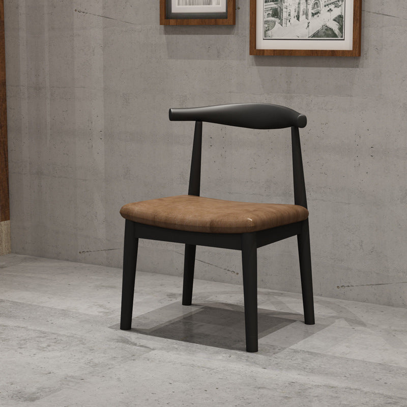 Contemporary 1/4/5/7 Pieces Furniture Round Solid Wood Dining Table Set in Brown