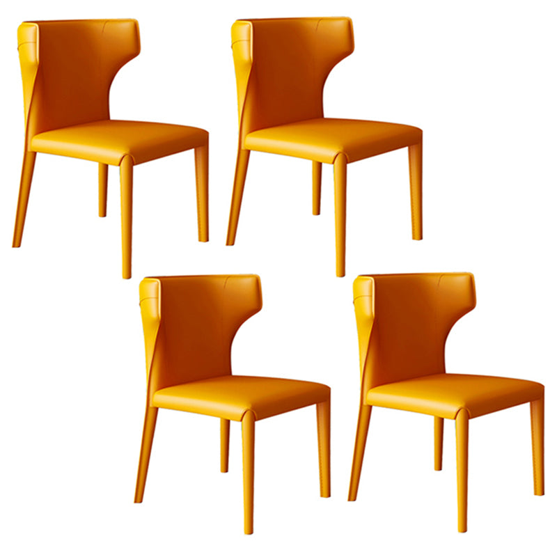 Glam Dinette Set for Dining Room 1/4/5 Pieces Glossy White Dining Table Set