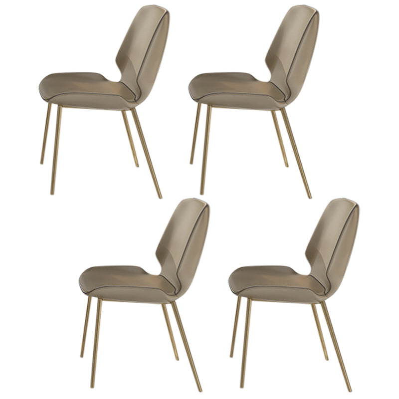 Glam Style Rectangle Table Set 1/4/5/6 Pieces Dining Set for Home Use