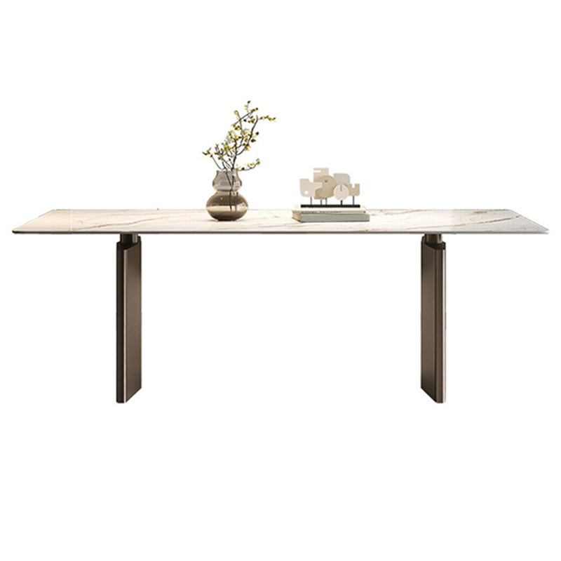 Glam Style Rectangle Table Set 1/3/4/5/7 Pieces Dining Set for Home Use