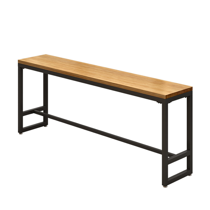 1/7 Pieces Bar Table Set Industrial Style Rectangle Solid Wood Pub Set