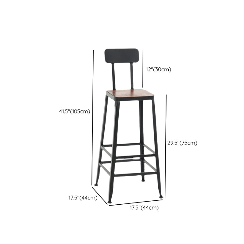 Industrial Rectangle Bar Table Set 1/9 Pieces Solid Wood Bistro Set for Indoor