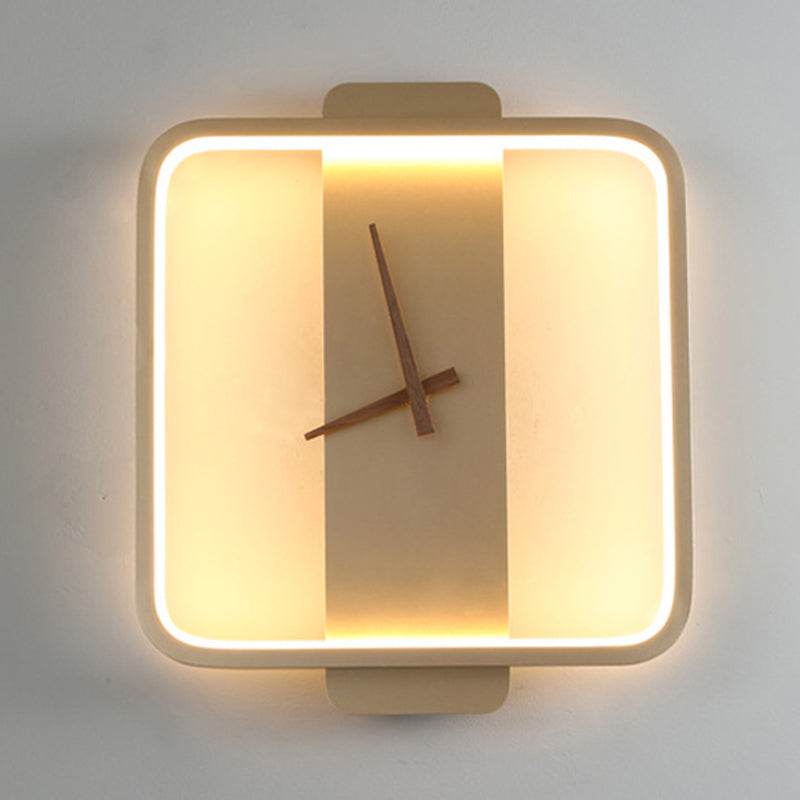Single Contemporary Brass/Black Wall Mounted Sconce Metal Wall Light for Bedroom