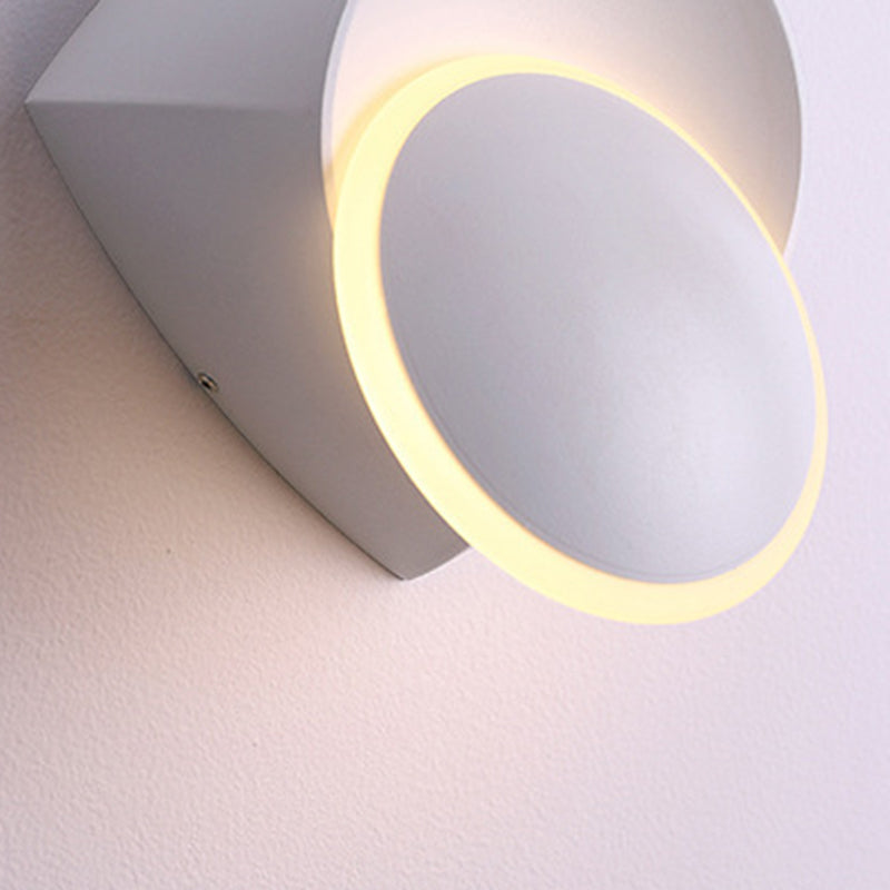 Geometric Shape Metal Wall Light Modern Style 1 Light Wall Light Sconce