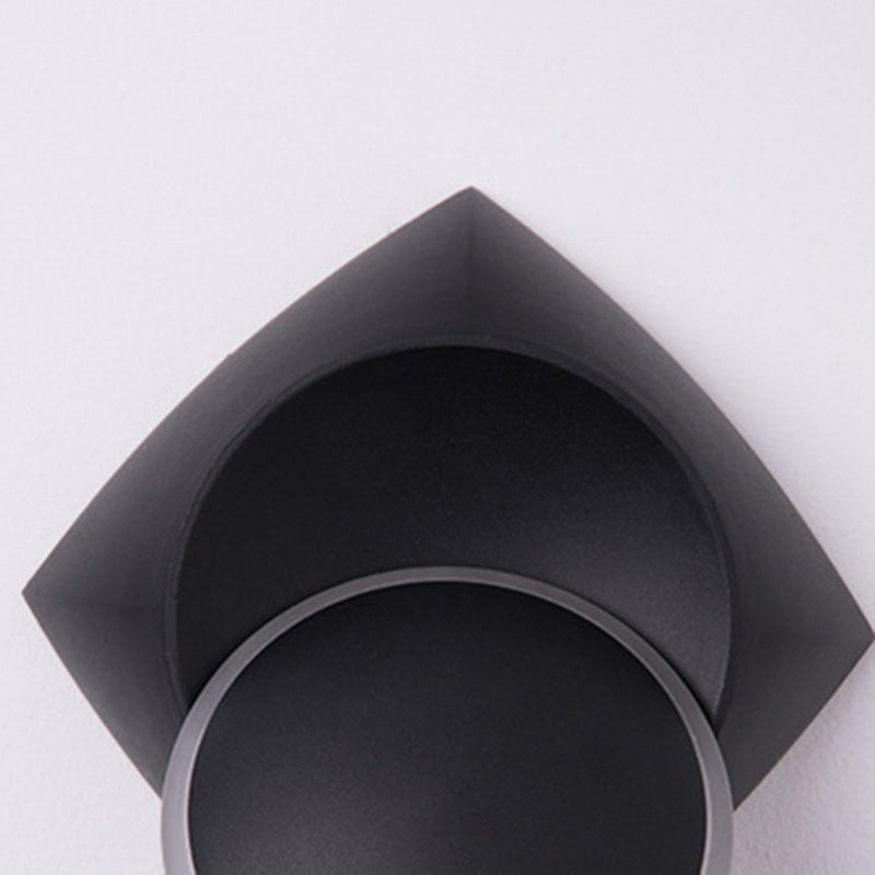 Geometric Shape Metal Wall Light Modern Style 1 Light Wall Light Sconce