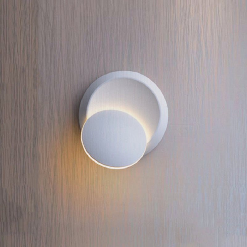 Geometric Shape Metal Wall Light Modern Style 1 Light Wall Light Sconce