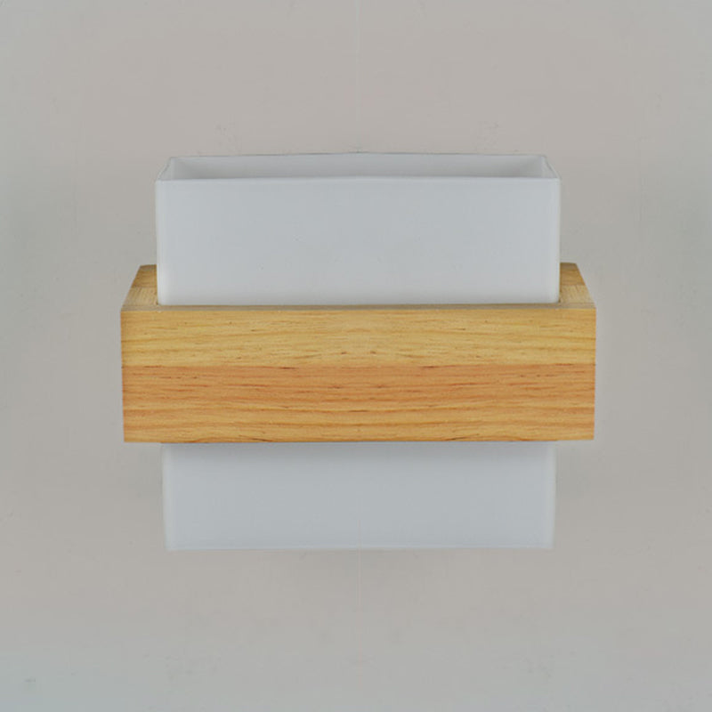 Modern Square Shape Wall Mount Light Fixture 1 Light Wall Mounted Lighting for Dining Room