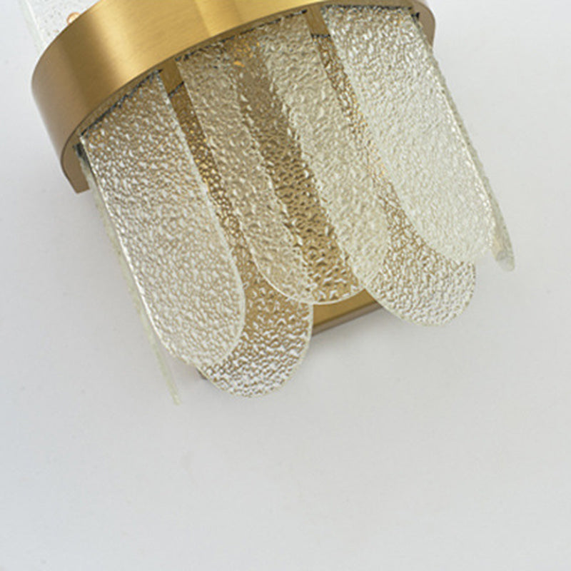 Glass Unique Shape Sconce Light Modern-Style 2 Lights Wall Light Fixtures