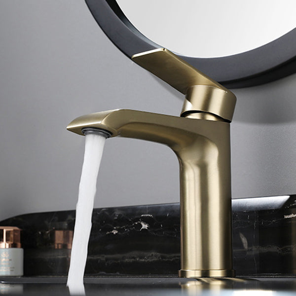 Single Handle Faucets Glam Style Vessel Sink Faucets for Bathroom