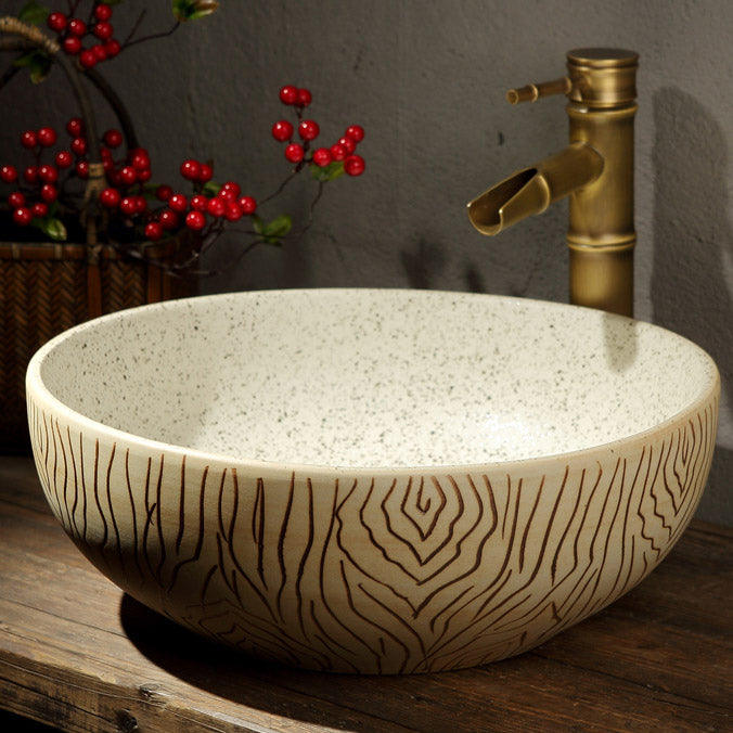 Porcelain Trough Bathroom Sink Traditional Trough Bathroom Sink
