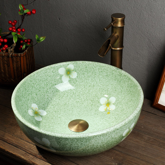 Porcelain Trough Bathroom Sink Traditional Trough Bathroom Sink