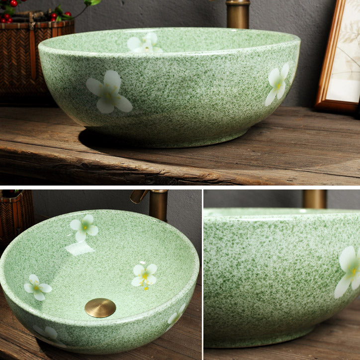 Porcelain Trough Bathroom Sink Traditional Trough Bathroom Sink