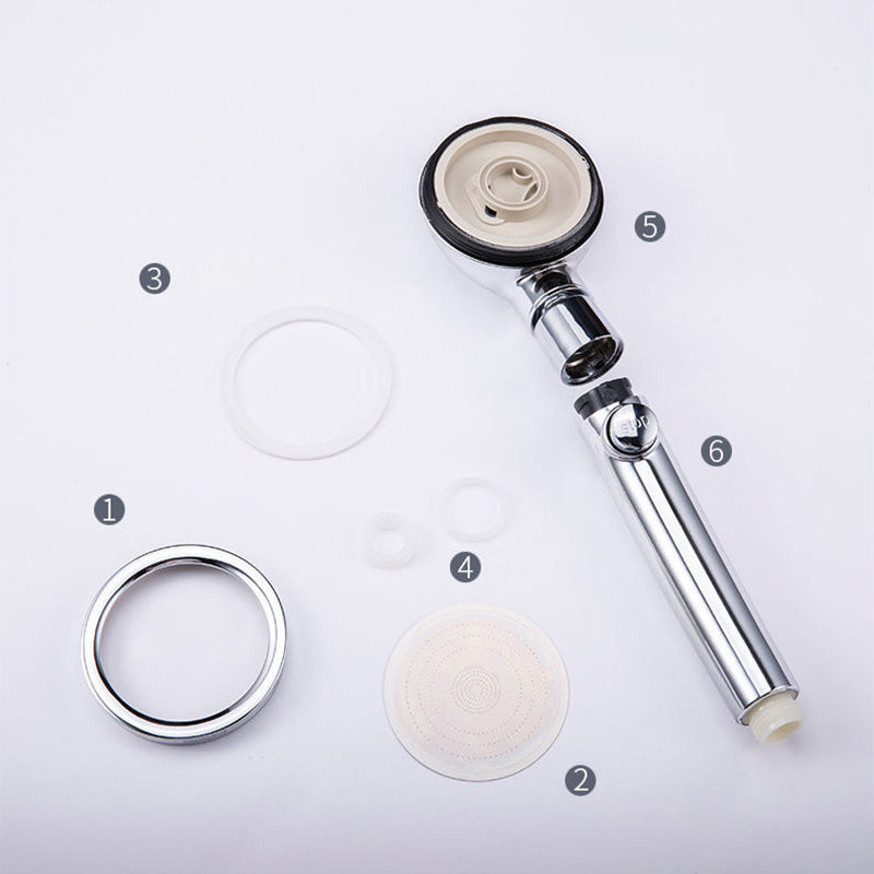 Contemporary 3 Settings Shower Head Combo Round Shower Combo