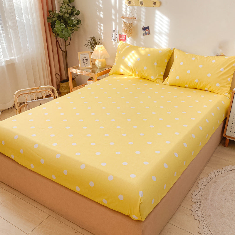 Pure Cotton Bed Sheet Home Bedroom Dormitory Simple Bed Sheet Set