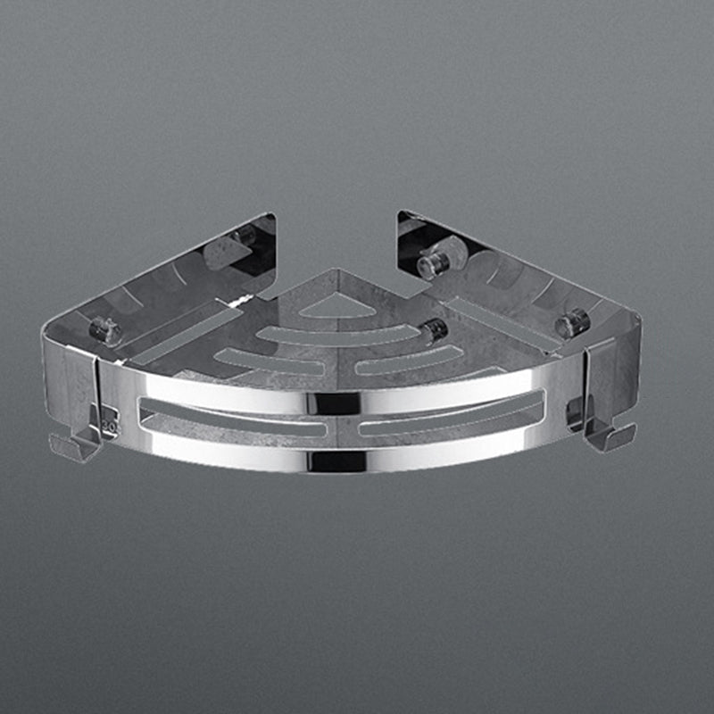 Modern Bathroom Hardware Set Silver Bath Shelf Bath Hardware Set