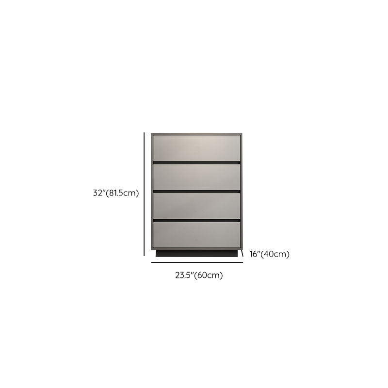 15.6-inch Width Stone Dresser Classic Glam Storage Chest Dresser with 4/5 Drawers