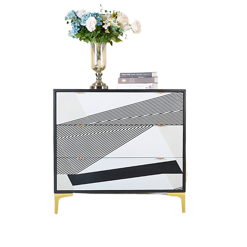 15.6-inch W Solid Wood Storage Chest Classic Glam Dresser with 3/5/6 Drawers