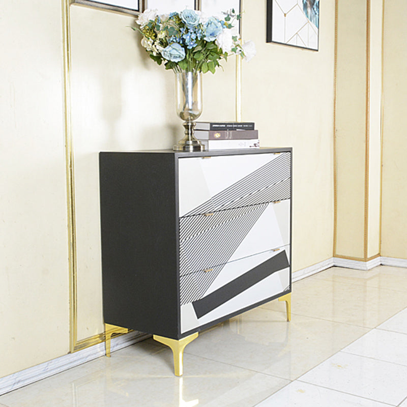 15.6-inch W Solid Wood Storage Chest Classic Glam Dresser with 3/5/6 Drawers