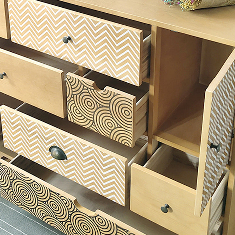 15.6-inch W Solid Wood Storage Chest Glam Storage Chest Dresser