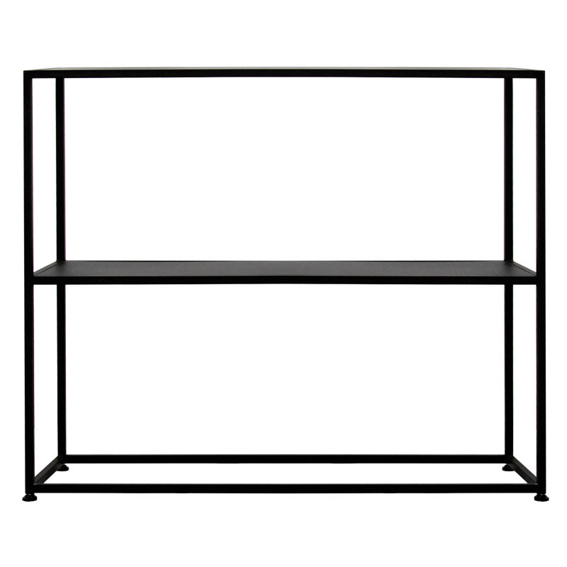 Iron Modern Console Table 9.84" W Frame Base Accent Table for Hall