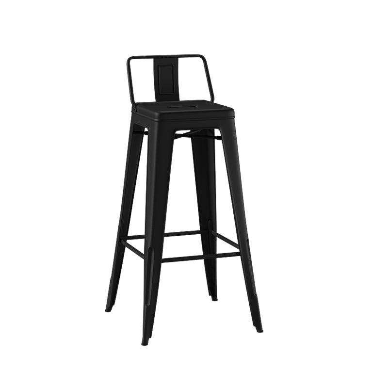 Industrial Style Metal Bar Stool Backrest Counter Stool for Restaurant and Bristol