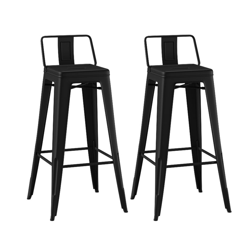 Industrial Style Metal Bar Stool Backrest Counter Stool for Restaurant and Bristol