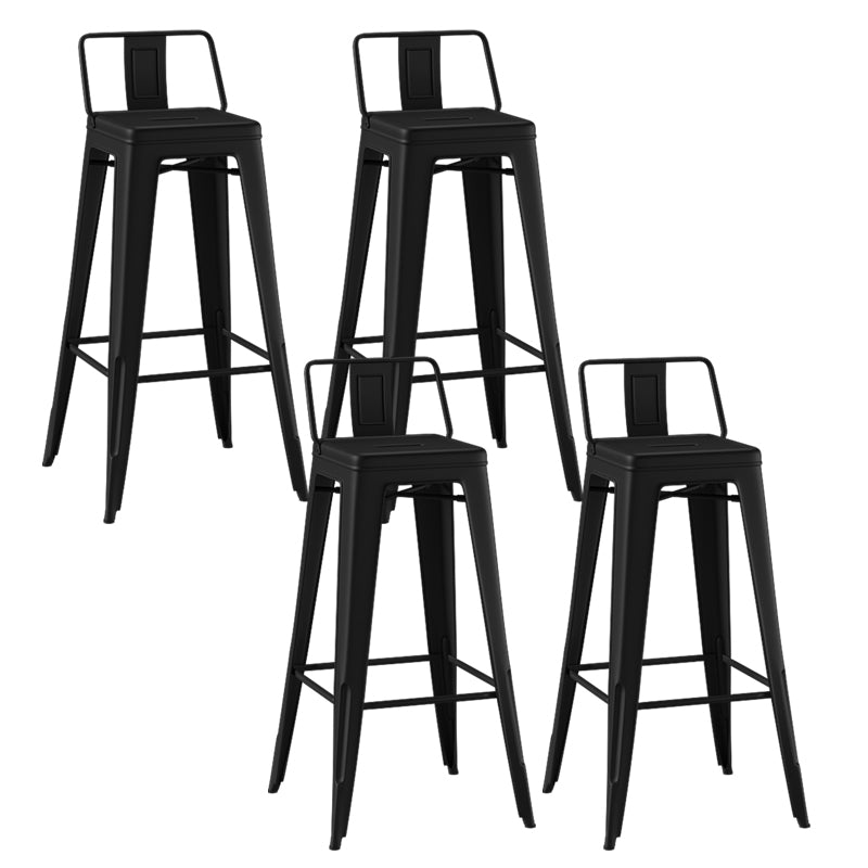 Industrial Style Metal Bar Stool Backrest Counter Stool for Restaurant and Bristol
