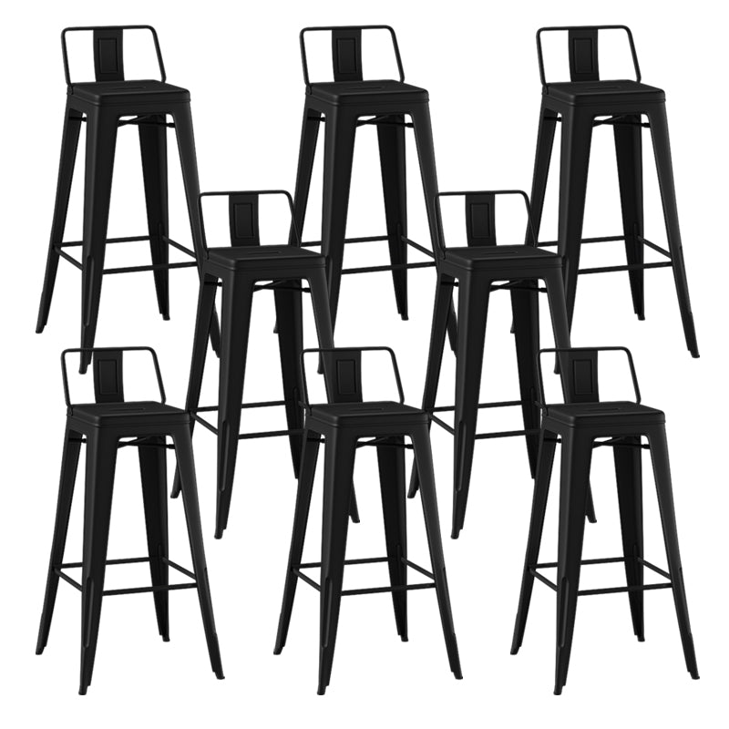 Industrial Style Metal Bar Stool Backrest Counter Stool for Restaurant and Bristol