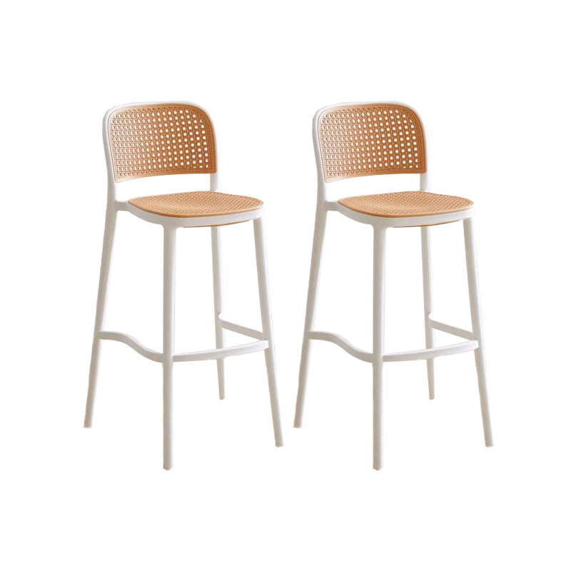 Industrial Style Plastic Bar Stool Backrest Counter Stool for Restaurant and Bristol