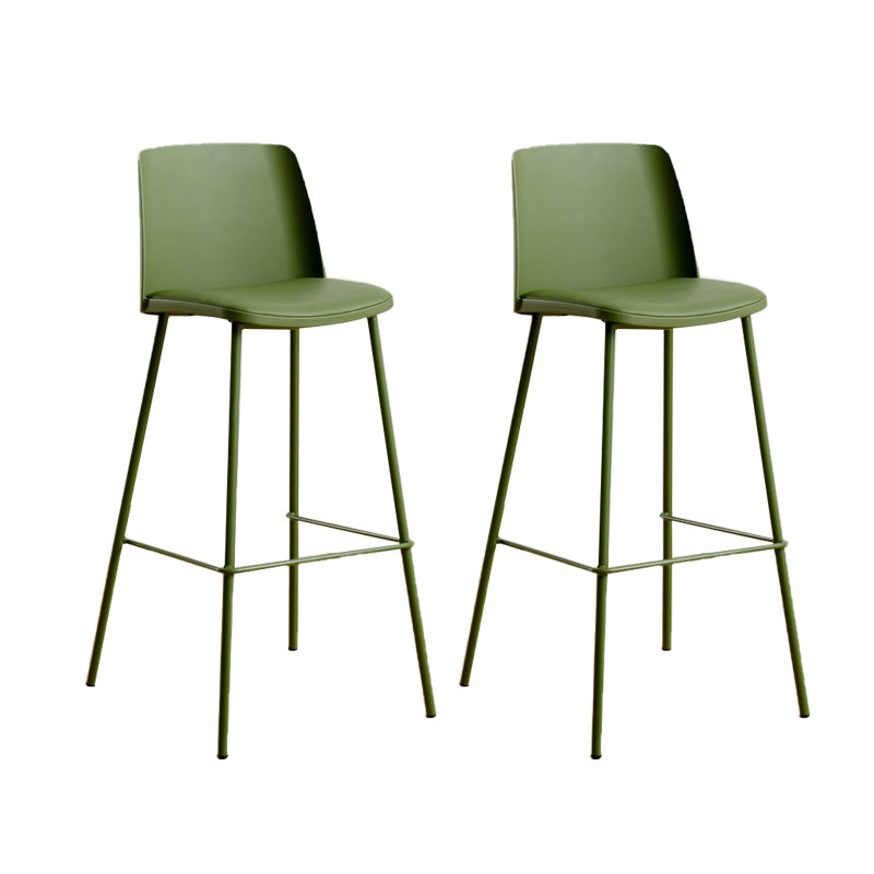 Modern Style Metal Bar Stool Plastic Backrest Counter Stool for Bristol