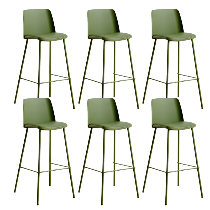Modern Style Metal Bar Stool Plastic Backrest Counter Stool for Bristol