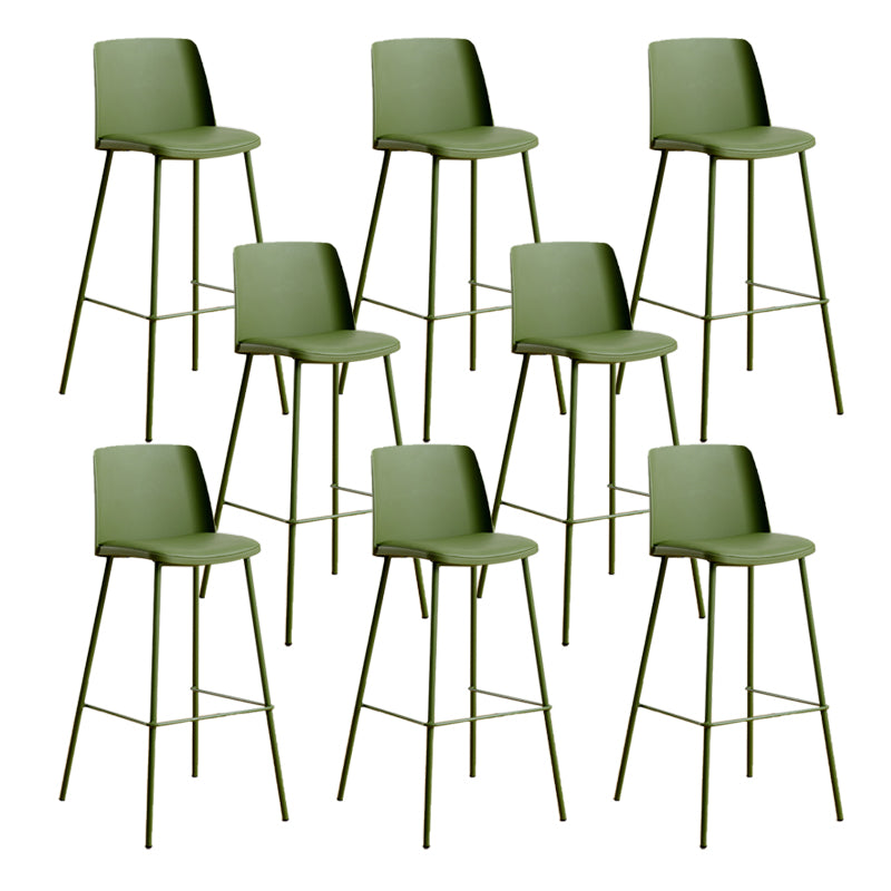 Modern Style Metal Bar Stool Plastic Backrest Counter Stool for Bristol