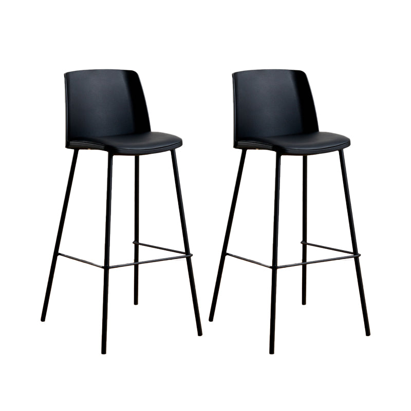 Modern Style Metal Bar Stool Plastic Backrest Counter Stool for Bristol