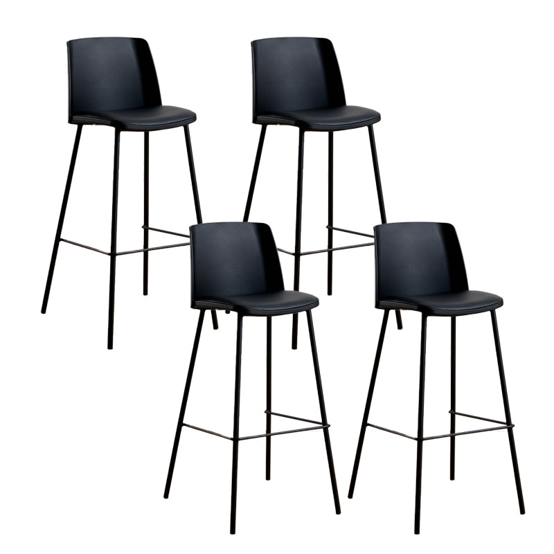 Modern Style Metal Bar Stool Plastic Backrest Counter Stool for Bristol