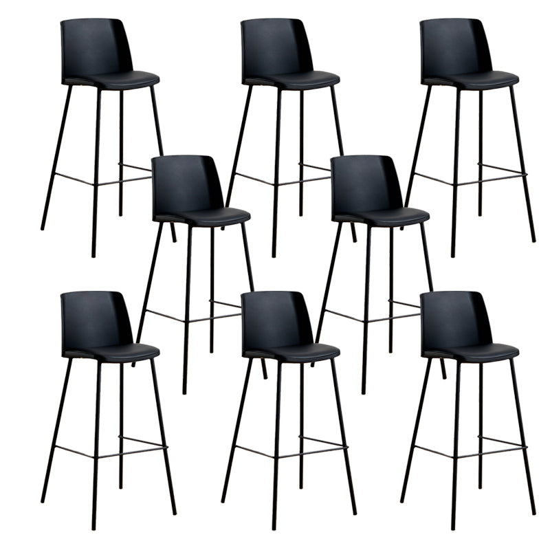 Modern Style Metal Bar Stool Plastic Backrest Counter Stool for Bristol