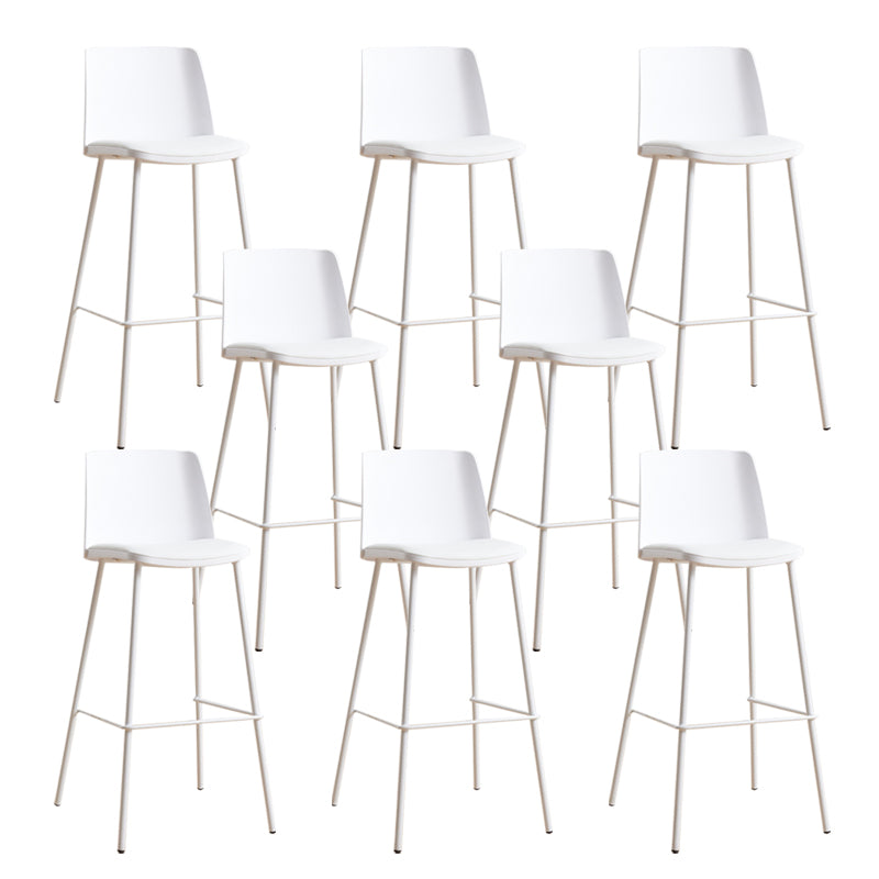 Modern Style Metal Bar Stool Plastic Backrest Counter Stool for Bristol