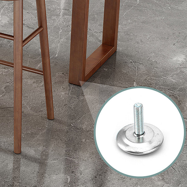 Modern Solid Wood Bar Stool Backless Counter Stool for Restaurant