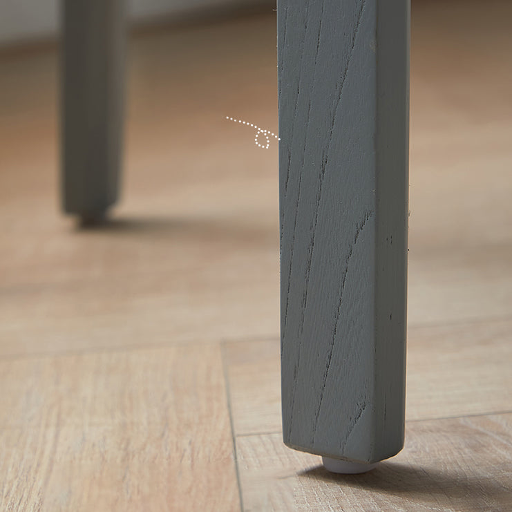 Indoor Armless Low Back Bar Height Stool Beech Solid Wood Bar Stool