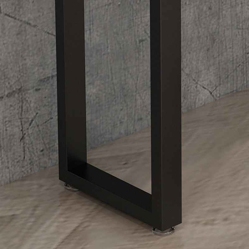 Modern Bar Height Table Solid Wood Top Bistro Pub Table for Living Room