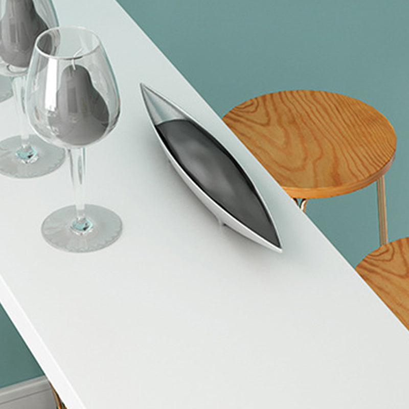 Modern Bar Height Table Solid Wood Top Bistro Table for Home Use