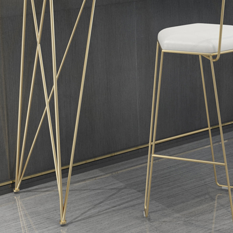 Modern Bar Height Table Solid Wood Top Bistro Table for Home Use