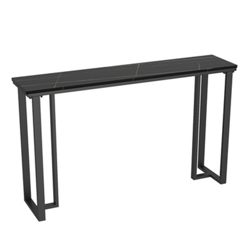 Industrial Bar Height Table Stone Top Bistro Table for Patio Use