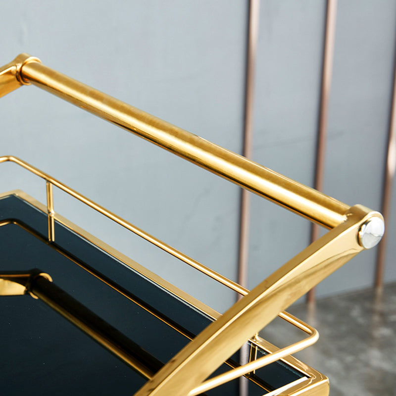 33.86" High Contemporary Prep Table Rolling Metal Prep Table for Kitchen