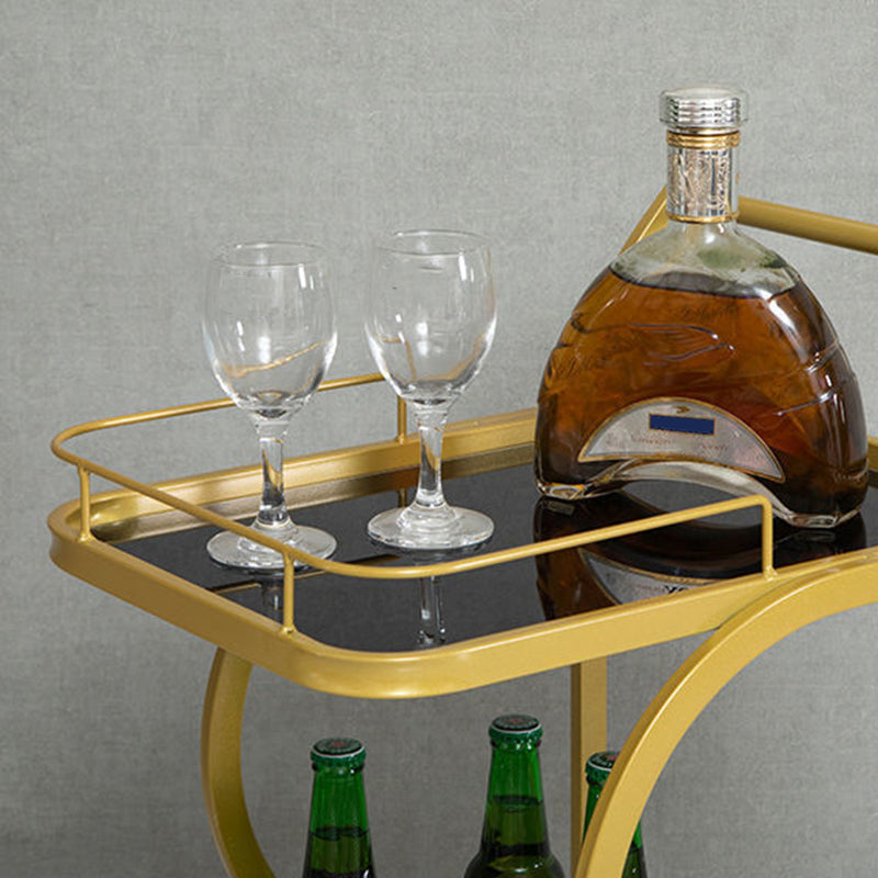 33.07" High Modern Style Prep Table Rolling Metal Prep Table for Kitchen