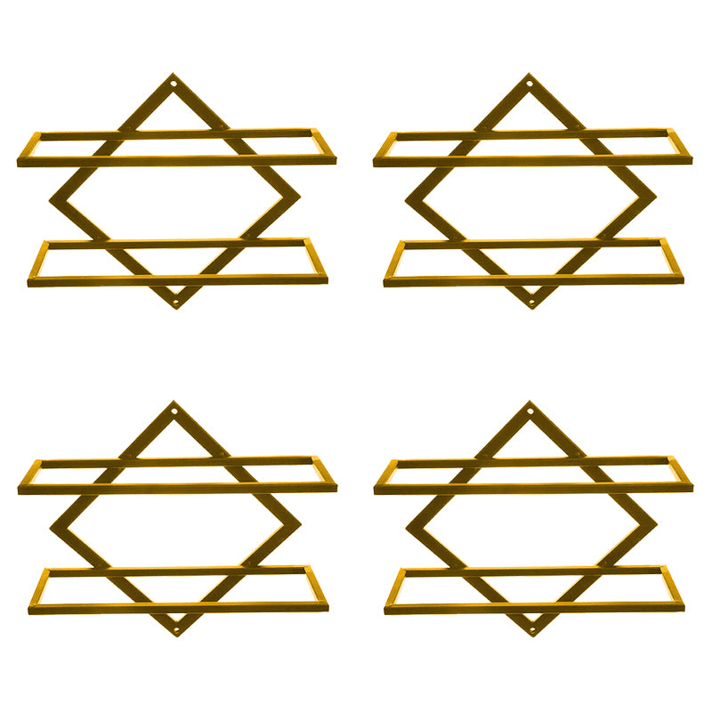 Metal Wall Mounted Wine Rack Contemporary Wine Holder for Living Room