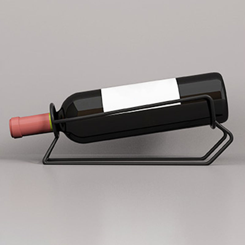 Modern Metal Wine Rack Bottle Countertop Wine Bottle Holder for Kitchen